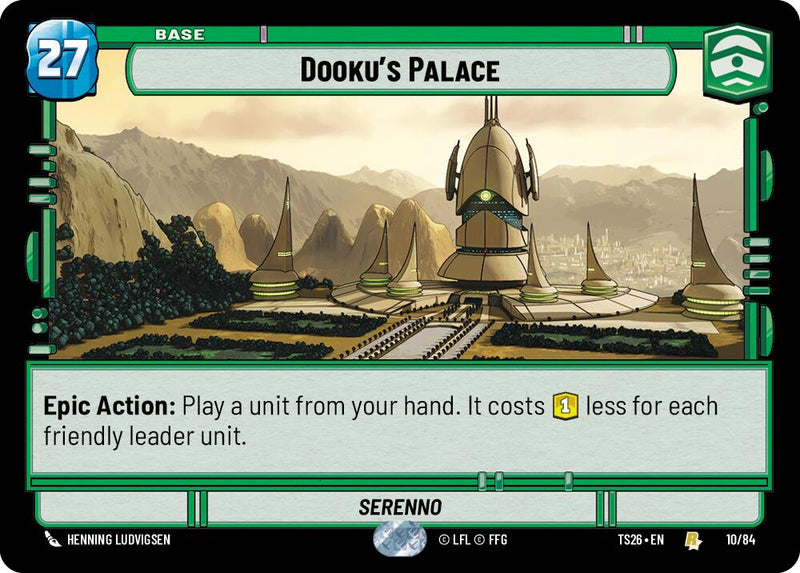 Dooku's Palace (10/84) (10/84) [Twin Suns] - The Mythic Store | 24h Order Processing