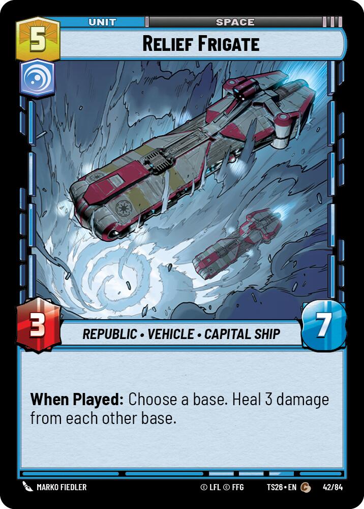 Relief Frigate (42/84) (42/84) [Twin Suns] - The Mythic Store | 24h Order Processing