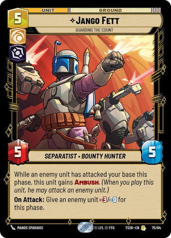 Jango Fett - Guarding the Count (75/84) (75/84) [Twin Suns] - The Mythic Store | 24h Order Processing