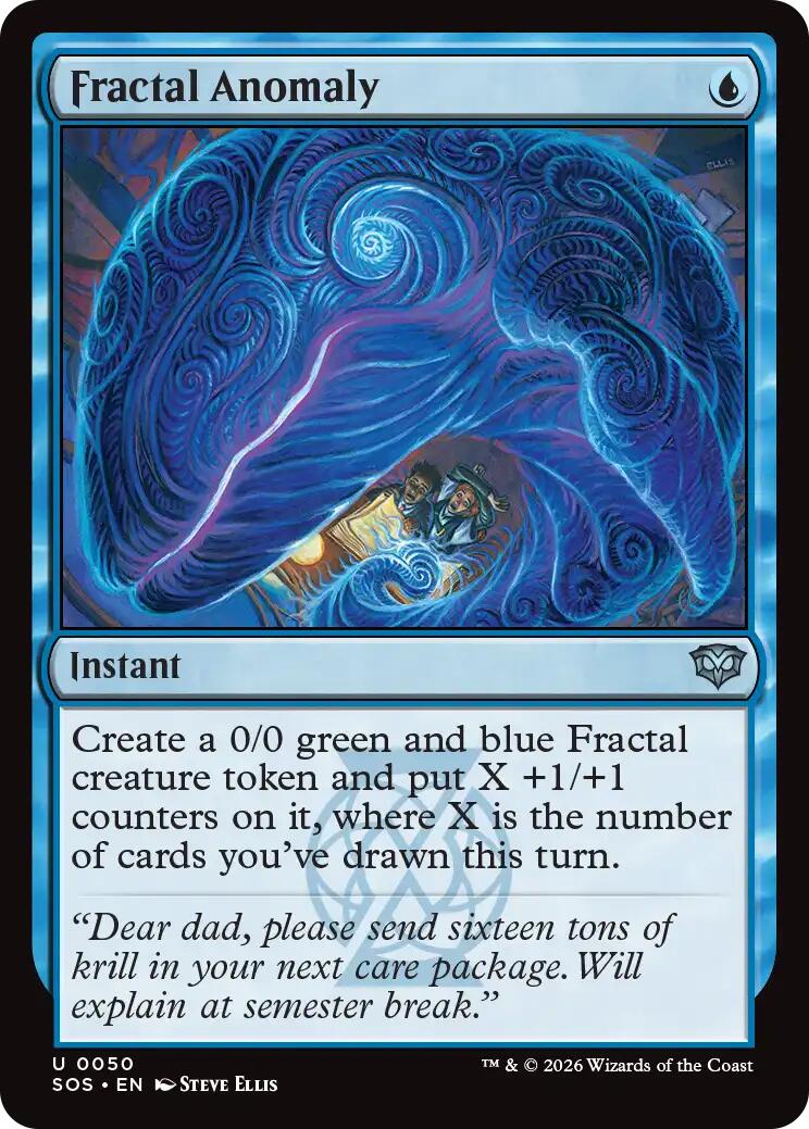 Fractal Anomaly [Secrets of Strixhaven] - The Mythic Store | 24h Order Processing