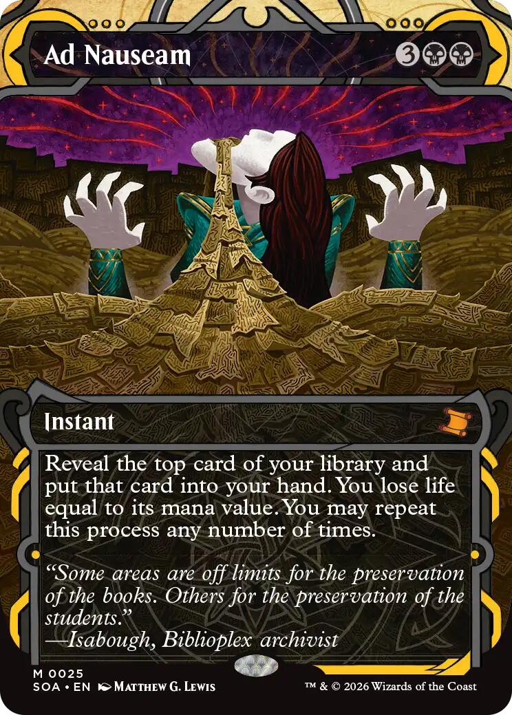 Ad Nauseam [Secrets of Strixhaven: Mystical Archive] - The Mythic Store | 24h Order Processing