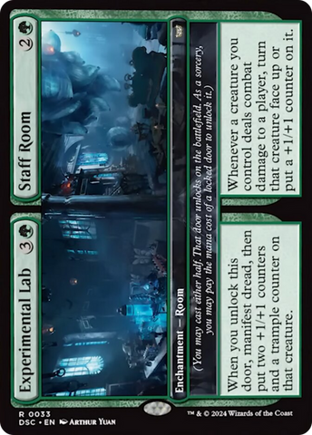 Experimental Lab // Staff Room [Duskmourn: House of Horror Commander] - The Mythic Store | 24h Order Processing