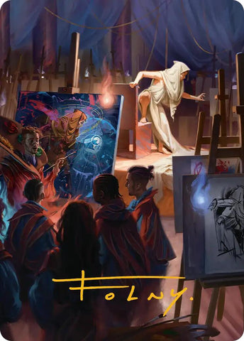 Archaeomancer Art Card (Gold-Stamped Signature) [Secrets of Strixhaven Art Series] - The Mythic Store | 24h Order Processing