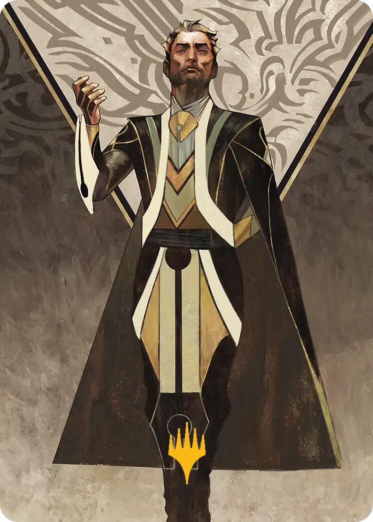 Ral Zarek, Guest Lecturer Art Card (Gold-Stamped Planeswalker Symbol) [Secrets of Strixhaven Art Series] - The Mythic Store | 24h Order Processing