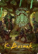 Sylvan Library Art Card (Gold-Stamped Signature) [Secrets of Strixhaven Art Series] - The Mythic Store | 24h Order Processing