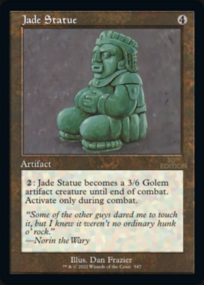 Jade Statue (Retro) [30th Anniversary Edition] - The Mythic Store | 24h Order Processing