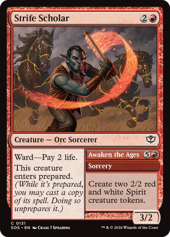 Strife Scholar [Secrets of Strixhaven] - The Mythic Store | 24h Order Processing