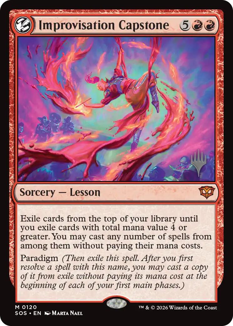 Improvisation Capstone [Secrets of Strixhaven Promos] - The Mythic Store | 24h Order Processing