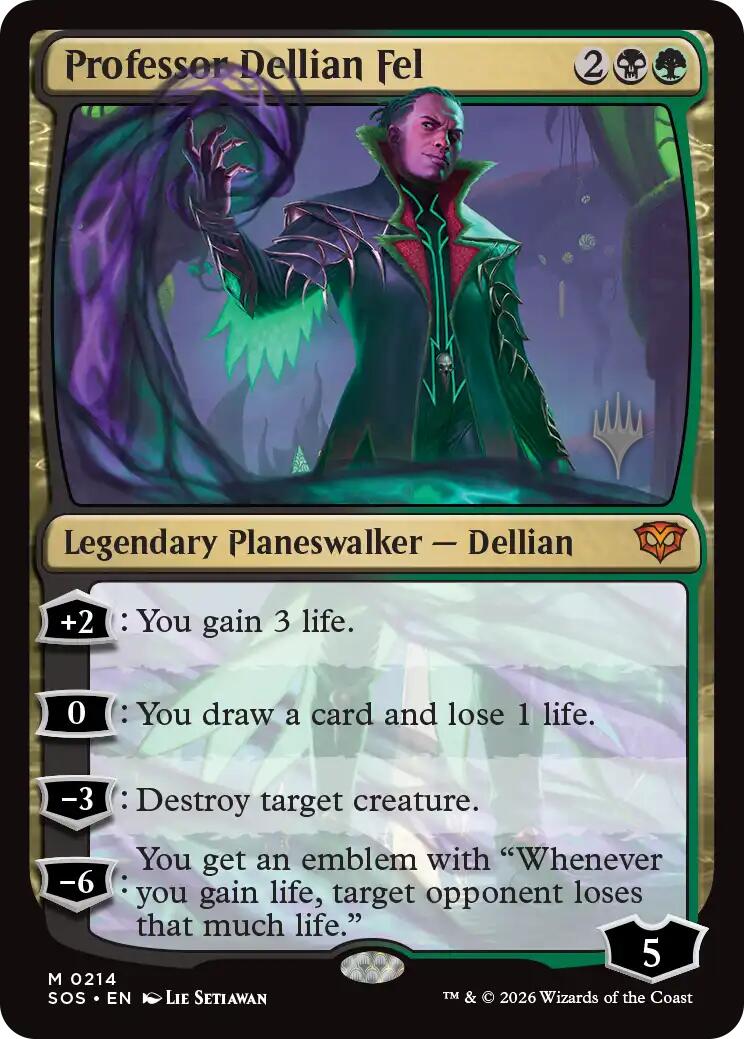 Professor Dellian Fel [Secrets of Strixhaven Promos] - The Mythic Store | 24h Order Processing