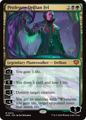 Professor Dellian Fel [Secrets of Strixhaven Promos] - The Mythic Store | 24h Order Processing