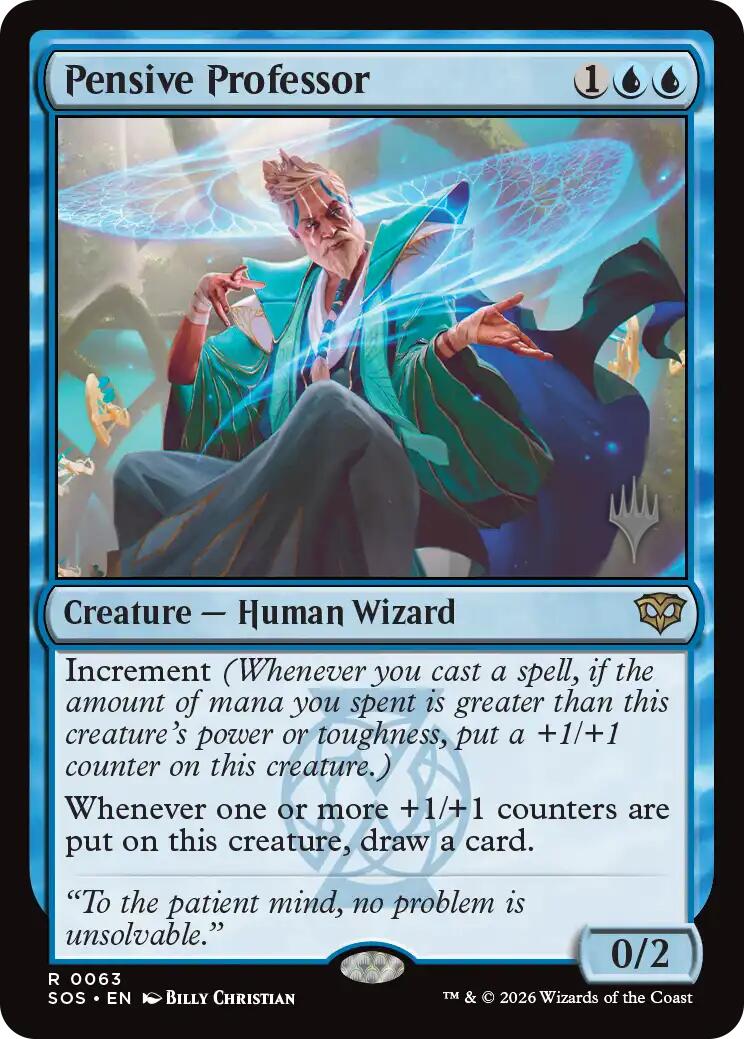 Pensive Professor [Secrets of Strixhaven Promos] - The Mythic Store | 24h Order Processing