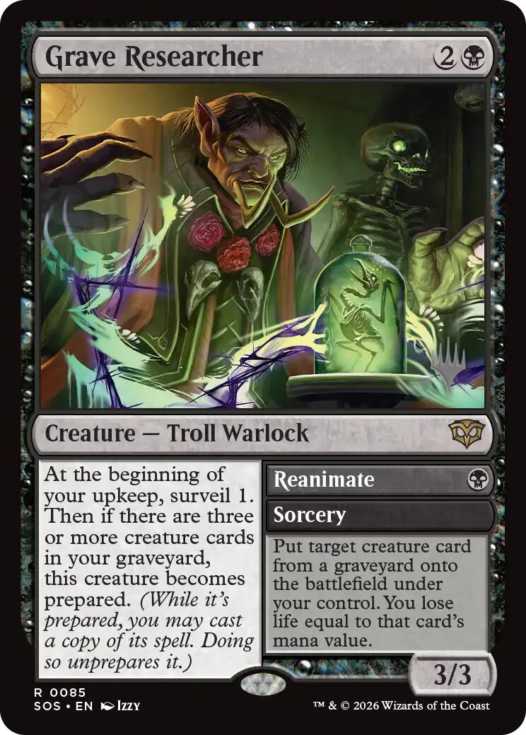 Grave Researcher [Secrets of Strixhaven Promos] - The Mythic Store | 24h Order Processing