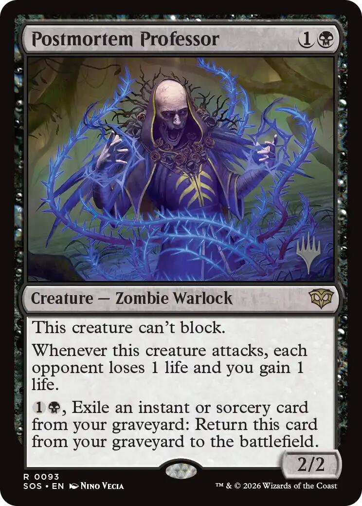 Postmortem Professor [Secrets of Strixhaven Promos] - The Mythic Store | 24h Order Processing