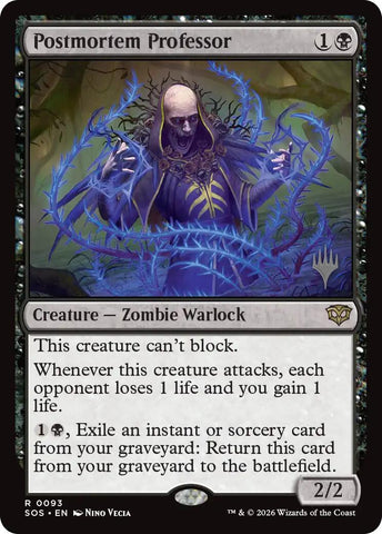 Postmortem Professor [Secrets of Strixhaven Promos] - The Mythic Store | 24h Order Processing