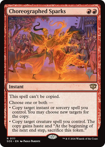 Choreographed Sparks [Secrets of Strixhaven Promos] - The Mythic Store | 24h Order Processing