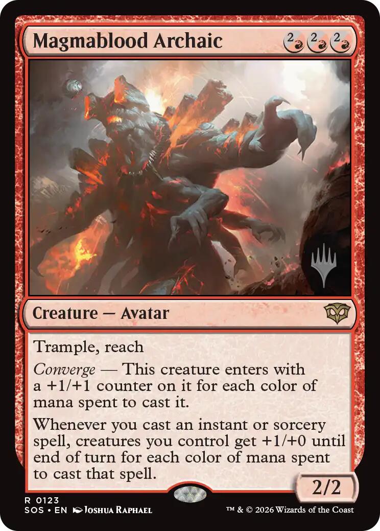 Magmablood Archaic [Secrets of Strixhaven Promos] - The Mythic Store | 24h Order Processing