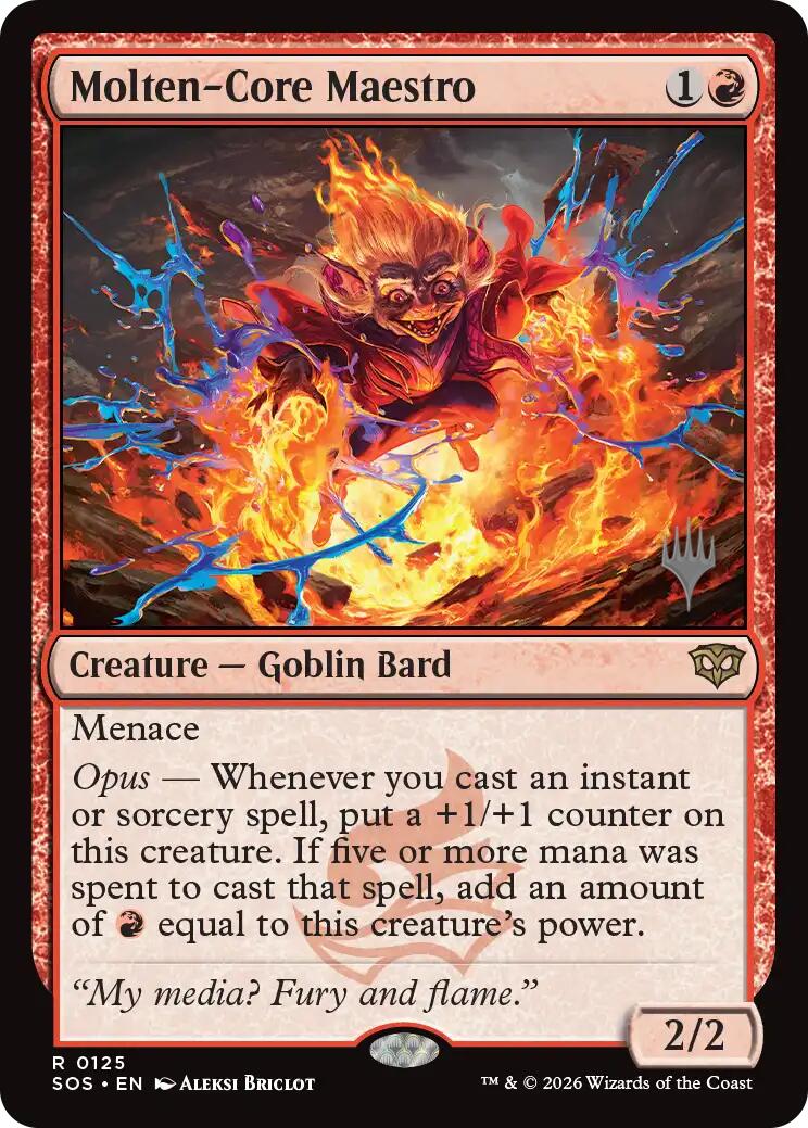 Molten-Core Maestro [Secrets of Strixhaven Promos] - The Mythic Store | 24h Order Processing
