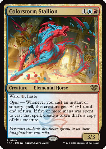 Colorstorm Stallion [Secrets of Strixhaven Promos] - The Mythic Store | 24h Order Processing