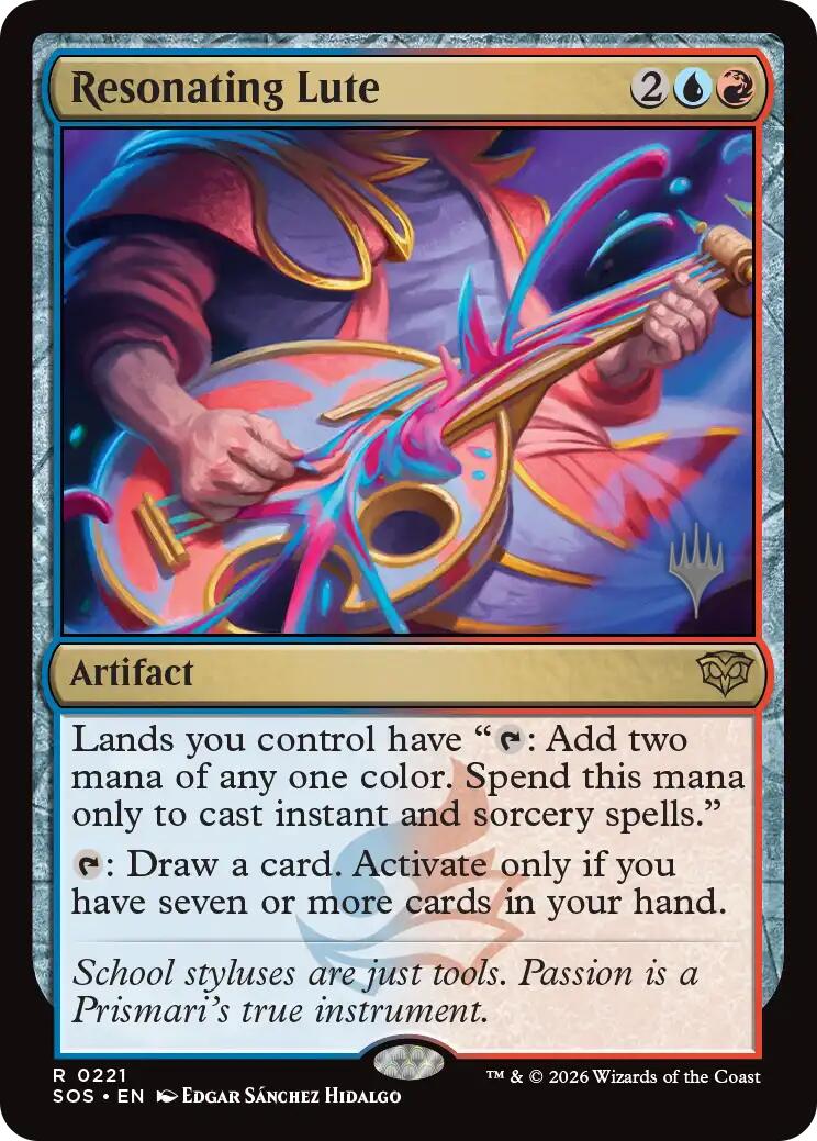 Resonating Lute [Secrets of Strixhaven Promos] - The Mythic Store | 24h Order Processing