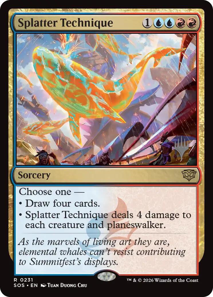 Splatter Technique [Secrets of Strixhaven Promos] - The Mythic Store | 24h Order Processing