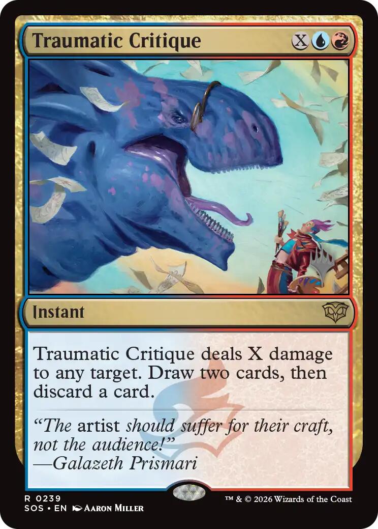 Traumatic Critique [Secrets of Strixhaven Promos] - The Mythic Store | 24h Order Processing