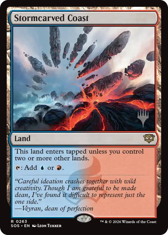 Stormcarved Coast [Secrets of Strixhaven Promos] - The Mythic Store | 24h Order Processing