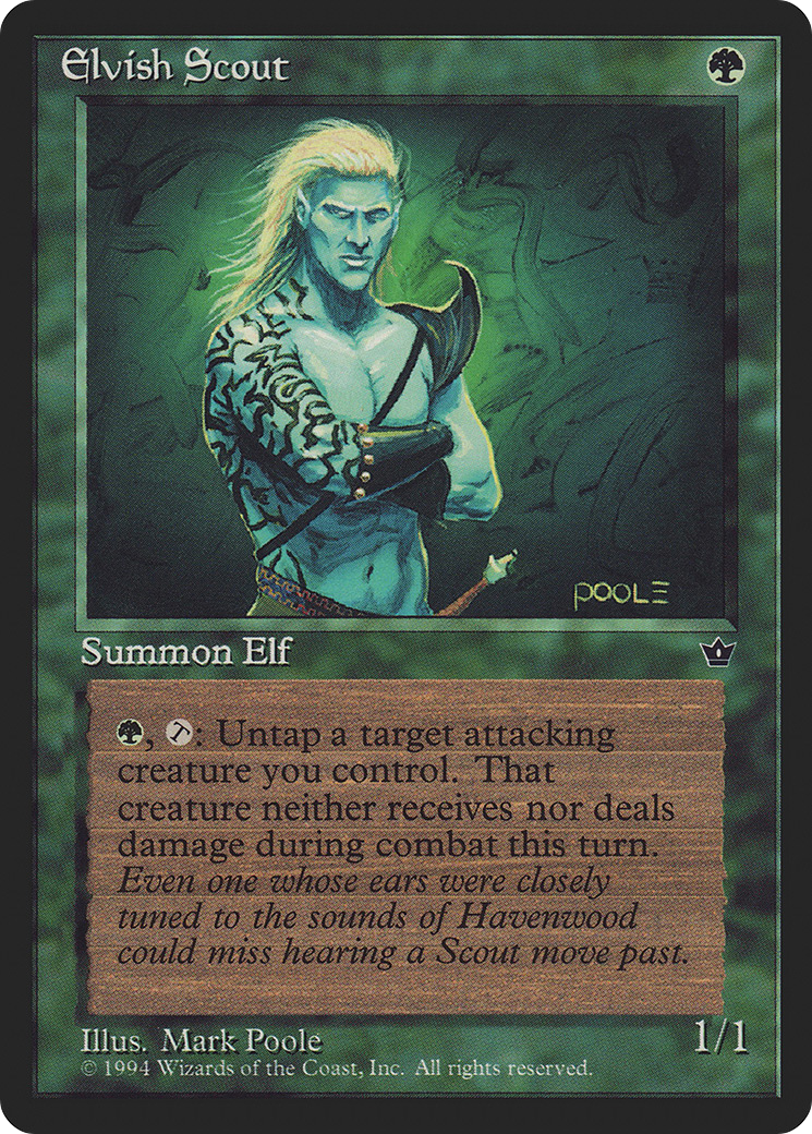 Elvish Scout (Mark Poole) [Fallen Empires] - The Mythic Store | 24h Order Processing