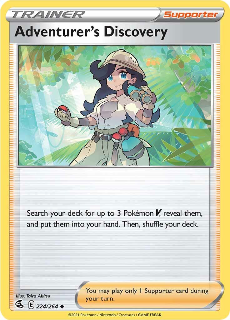 Adventurer's Discovery (224/264) [Sword & Shield: Fusion Strike] - The Mythic Store | 24h Order Processing