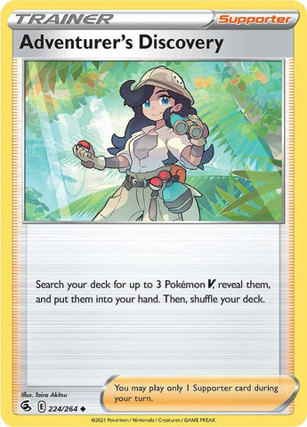 Adventurer's Discovery (224/264) [Sword & Shield: Fusion Strike] - The Mythic Store | 24h Order Processing