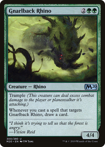 Gnarlback Rhino [Core Set 2020] - The Mythic Store | 24h Order Processing
