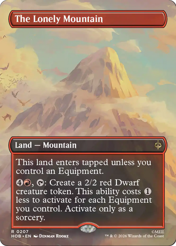 The Lonely Mountain (Borderless) (0207) [The Hobbit] - The Mythic Store | 24h Order Processing