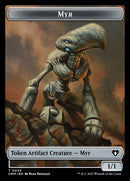 City's Blessing // Myr Double-Sided Token [Commander Masters Tokens] - The Mythic Store | 24h Order Processing