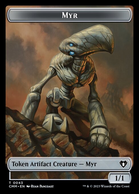 City's Blessing // Myr Double-Sided Token [Commander Masters Tokens] - The Mythic Store | 24h Order Processing