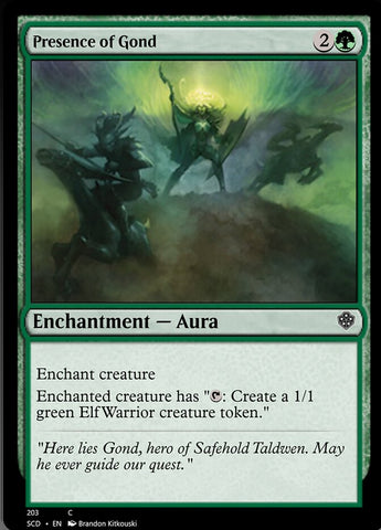 Presence of Gond [Starter Commander Decks] - The Mythic Store | 24h Order Processing