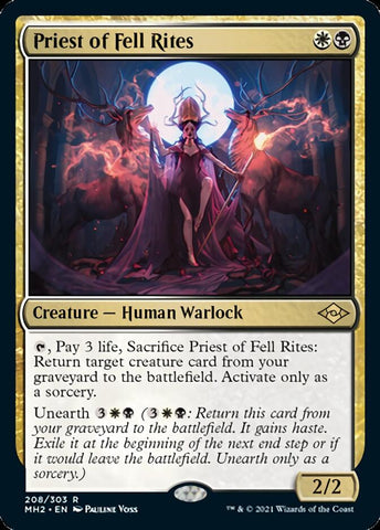 Priest of Fell Rites [Modern Horizons 2] - The Mythic Store | 24h Order Processing
