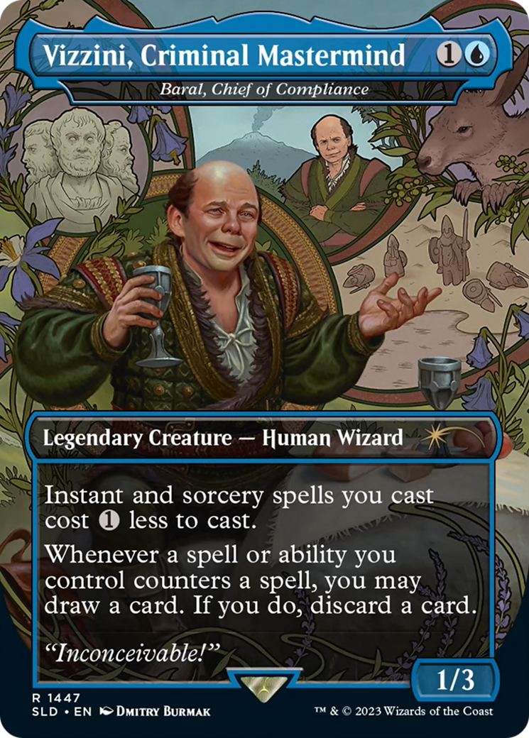 Vizzini, Criminal Mastermind - Baral, Chief of Compliance [Secret Lair Drop Series] - The Mythic Store | 24h Order Processing