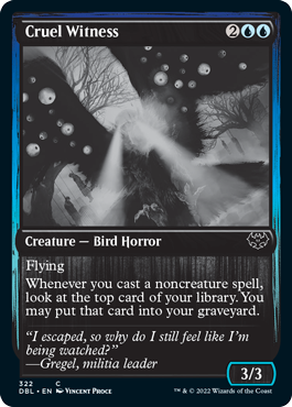 Cruel Witness [Innistrad: Double Feature] - The Mythic Store | 24h Order Processing