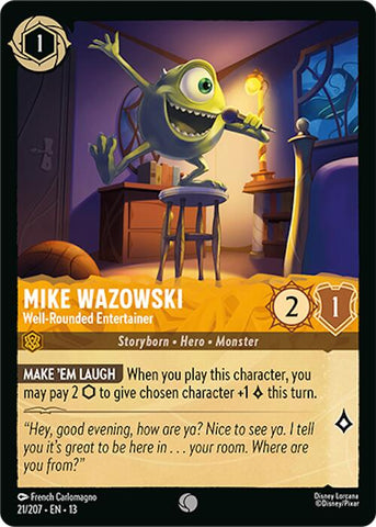 Mike Wazowski - Well-Rounded Entertainer (21/207) [Attack of the Vine!] - The Mythic Store | 24h Order Processing