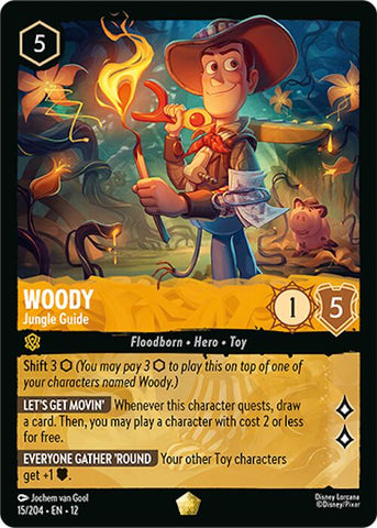 Woody - Jungle Guide (15/204) [Wilds Unknown] - The Mythic Store | 24h Order Processing