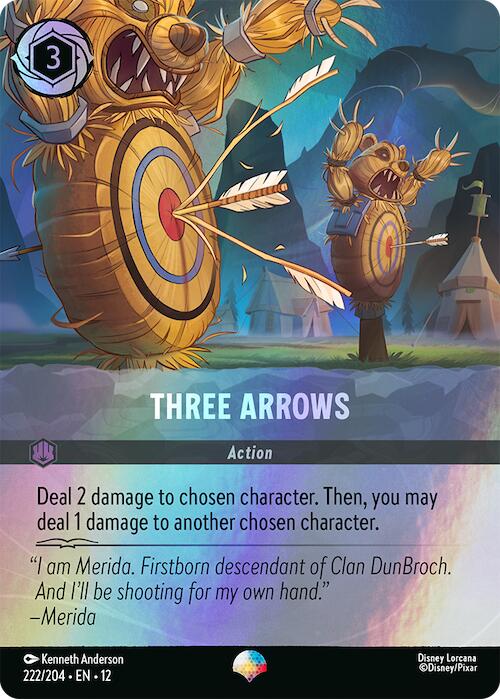Three Arrows (Epic) (222/204) [Wilds Unknown] - The Mythic Store | 24h Order Processing