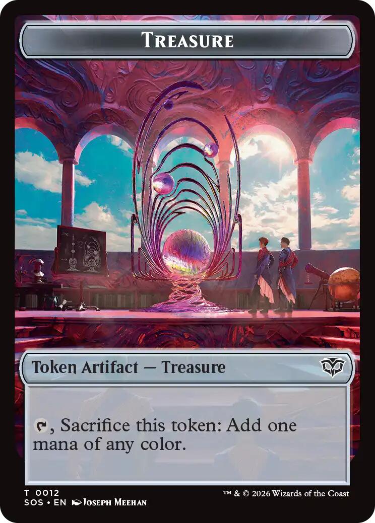 Primo, The Indivisble // Treasure Double-Sided Token [Secrets of Strixhaven Commander Tokens] - The Mythic Store | 24h Order Processing