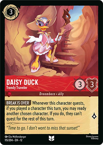 Daisy Duck - Trendy Traveler (115/204) [Wilds Unknown] - The Mythic Store | 24h Order Processing