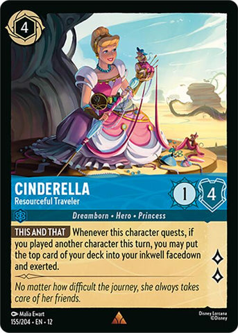 Cinderella - Resourceful Traveler (155/204) [Wilds Unknown] - The Mythic Store | 24h Order Processing