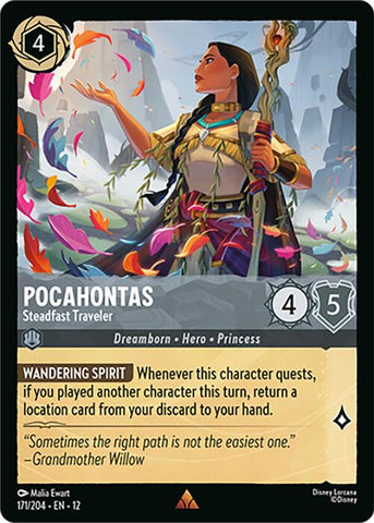 Pocahontas - Steadfast Traveler (171/204) [Wilds Unknown] - The Mythic Store | 24h Order Processing