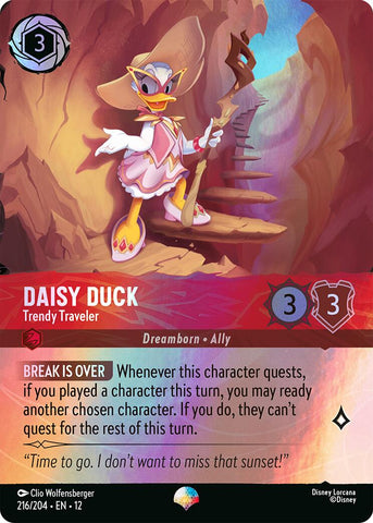 Daisy Duck - Trendy Traveler (Epic) (216/204) [Wilds Unknown] - The Mythic Store | 24h Order Processing