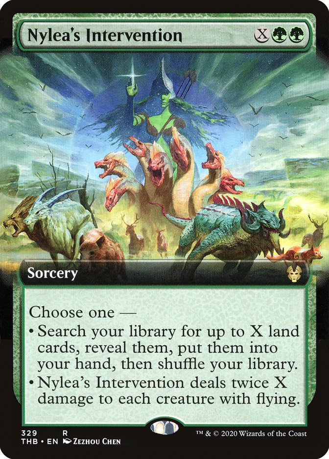 Nylea's Intervention (Extended Art) [Theros Beyond Death] - The Mythic Store | 24h Order Processing