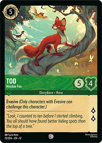 Tod - Nimble Fox (72/204) [Wilds Unknown] - The Mythic Store | 24h Order Processing
