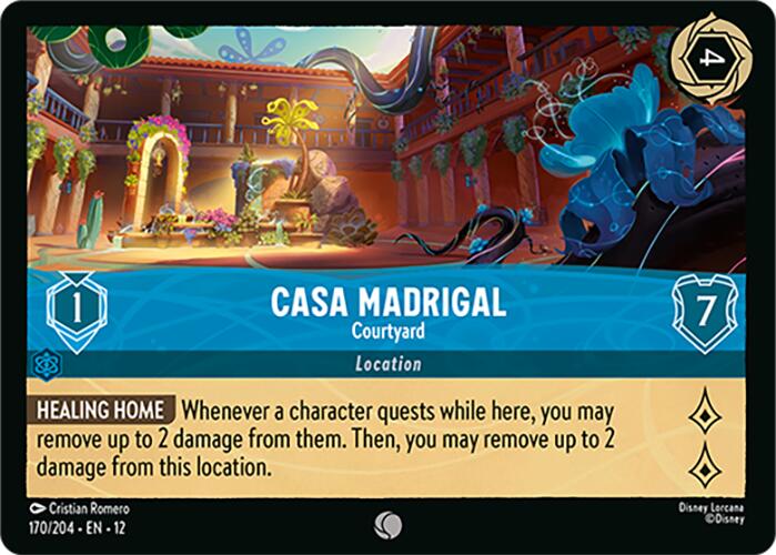 Casa Madrigal - Courtyard (170/204) [Wilds Unknown] - The Mythic Store | 24h Order Processing