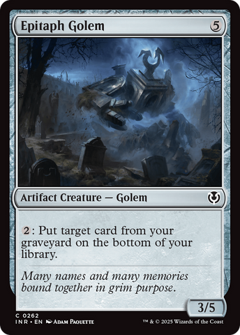 Epitaph Golem [Innistrad Remastered] - The Mythic Store | 24h Order Processing