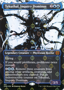Tekuthal, Inquiry Dominus (Borderless Ichor Step-and-Compleat Foil) [Phyrexia: All Will Be One] - The Mythic Store | 24h Order Processing